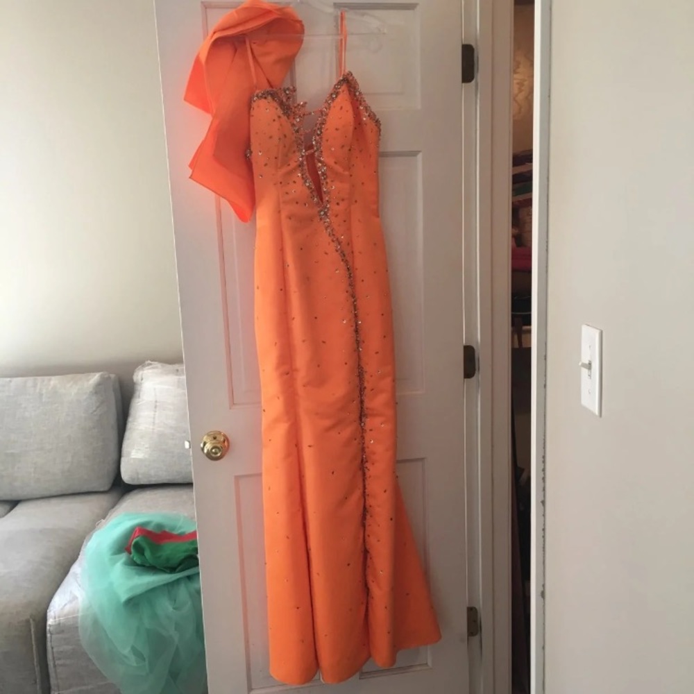 Orange Prom Dress